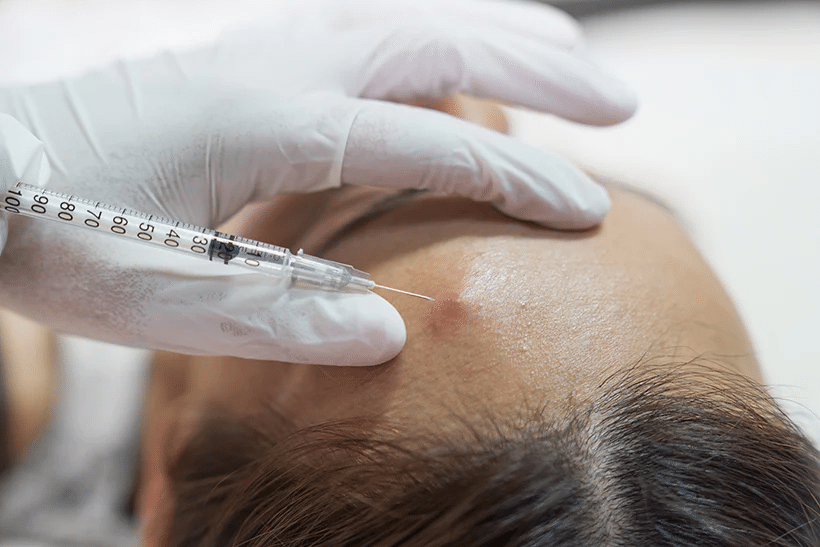 Doctor Giving Acne Injection in San Carlos | San Carlos IV Bar