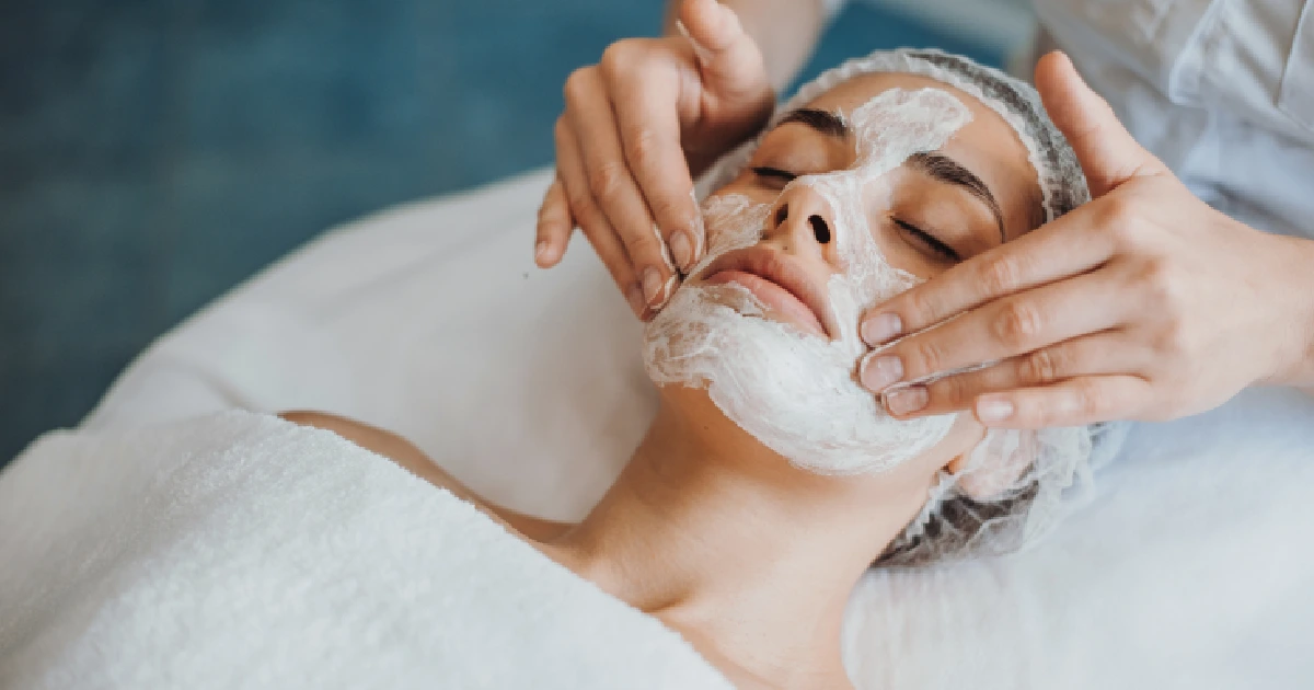 A woman receiving Detox Acne Facial in San Carlos, CA